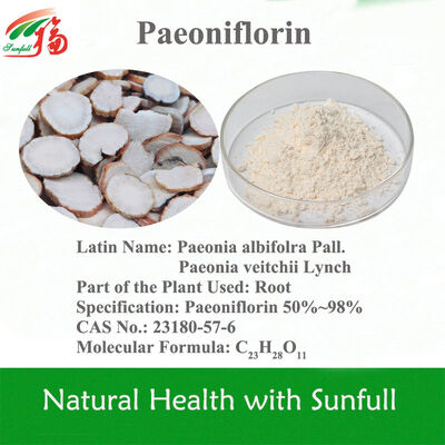 Экстракт Paeoniae Radix Alba 90% Paeoniflorin для борьбы со старением CAS 23180-57-6